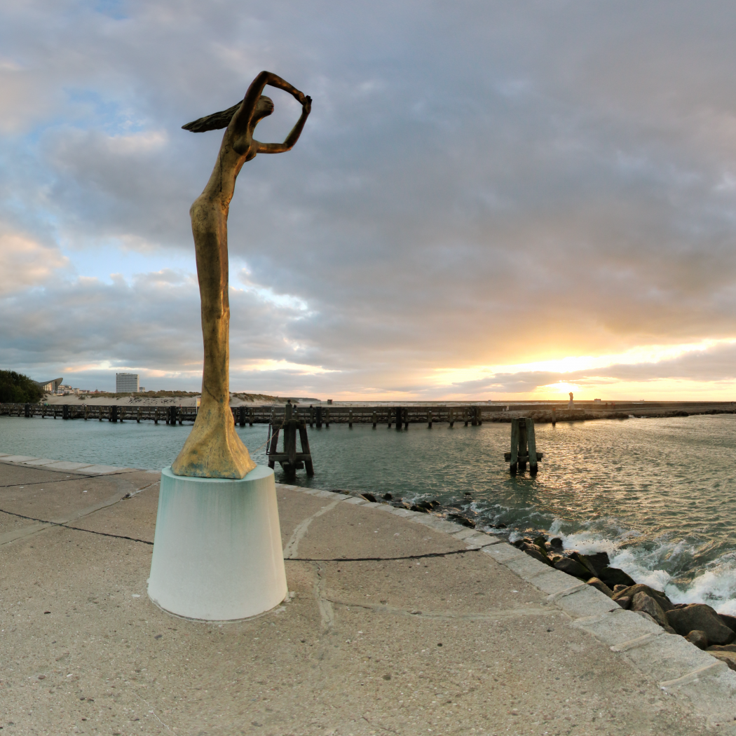 Statue Esperanza ("Hoffnung") Panorama Einblicke